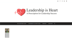 Desktop Screenshot of leadershipisheart.com